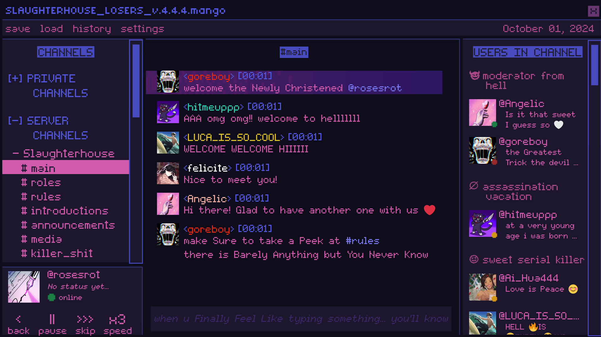 Killer Chat! - Original Edition Featured Screenshot #1