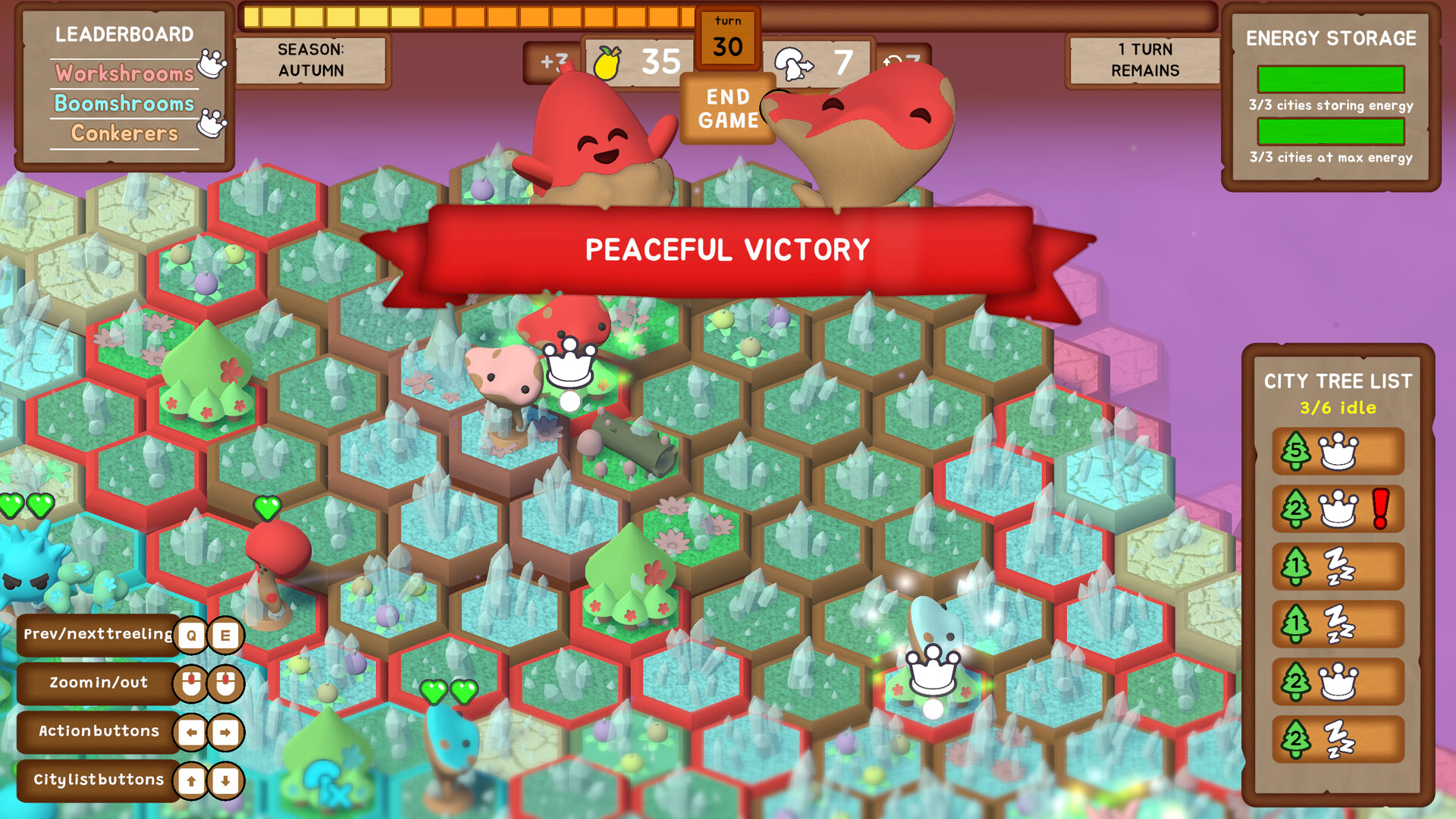 #9. Tree Kingdoms (Steam) โดย: Biscuit Factory Games
