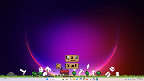 Taskbar Titans game for Linux 1