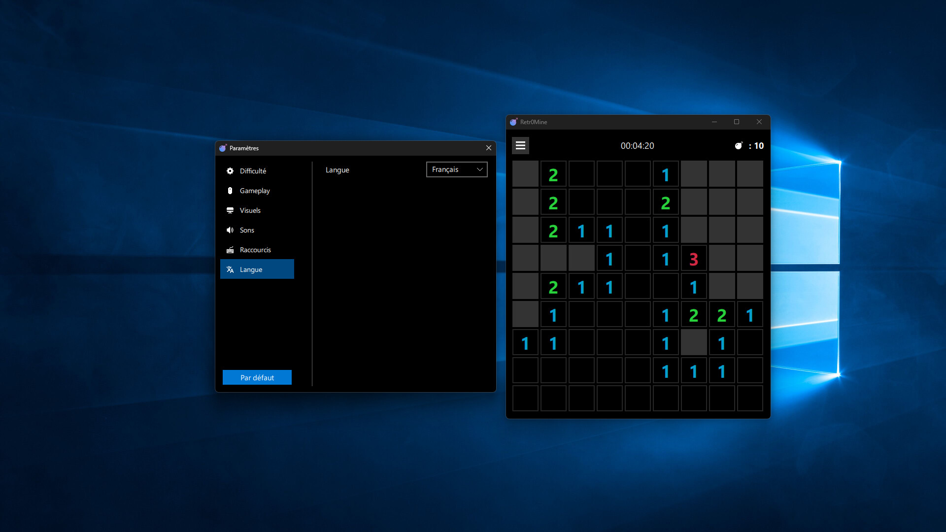 Retr0Mine screenshot 3