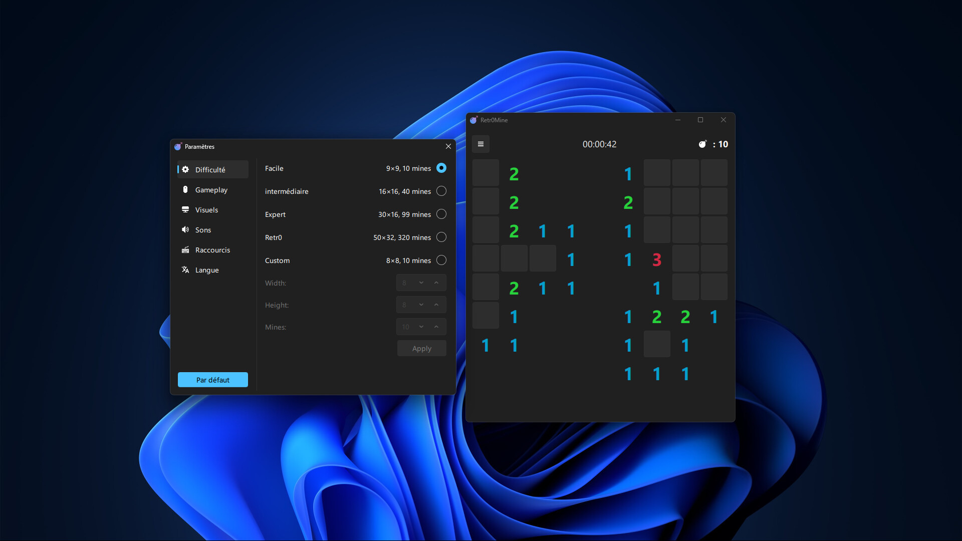 Retr0Mine screenshot 1