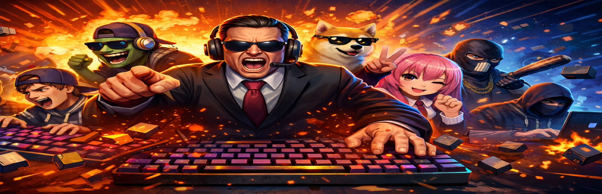 Keyboard Warrior Simulator