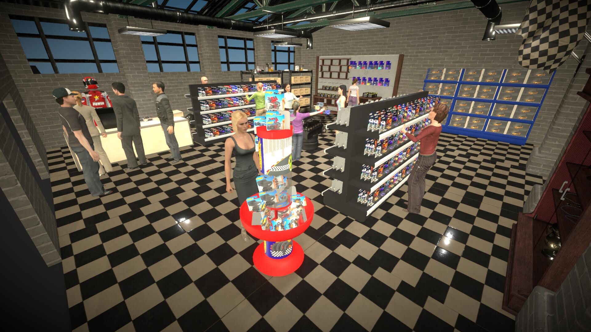 Firewheels Shop Simulator screenshot #2