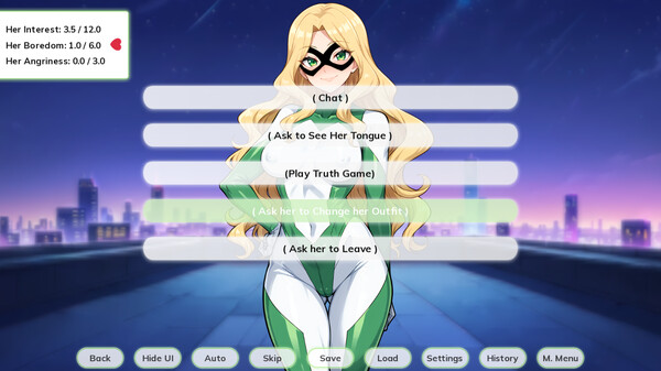 Screenshot z A Night With: SuperHero