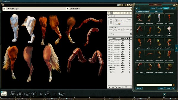 Fantasy Grounds - FG Monster Kit Beasts Art Pack