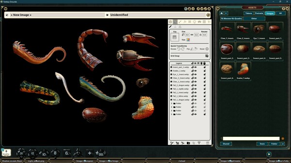 Fantasy Grounds - FG Monster Kit Beasts Art Pack