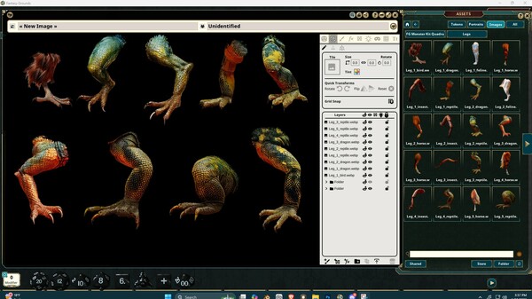 Fantasy Grounds - FG Monster Kit Beasts Art Pack