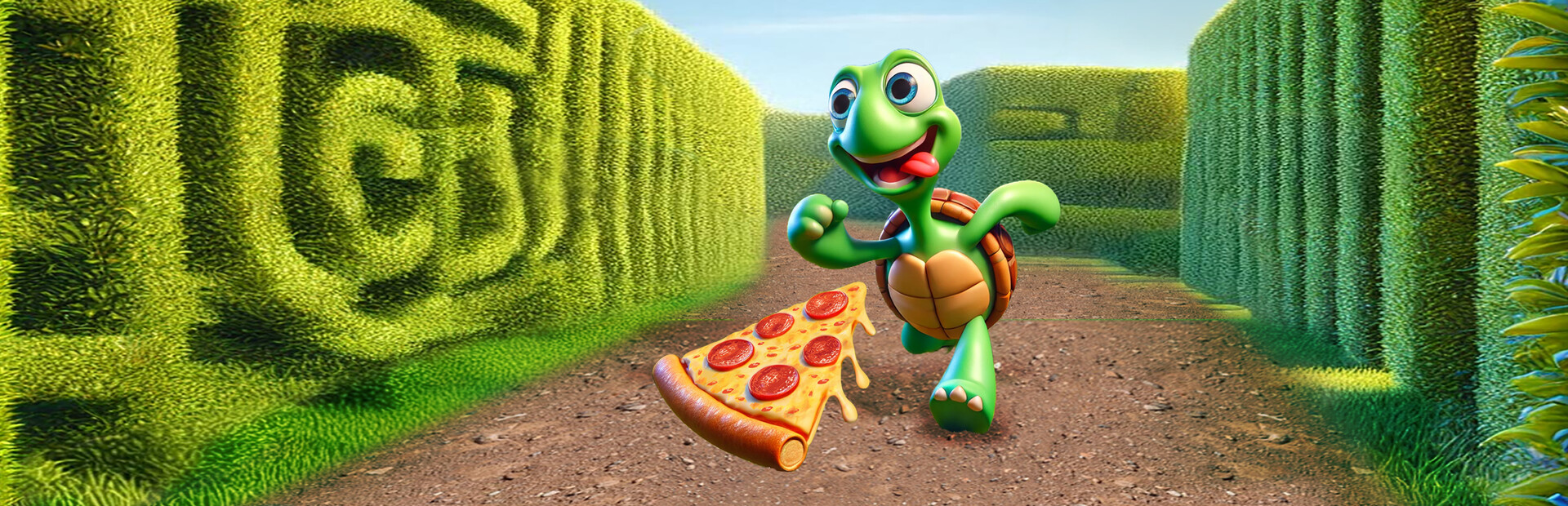 Catch That Pizza! Maze Game
