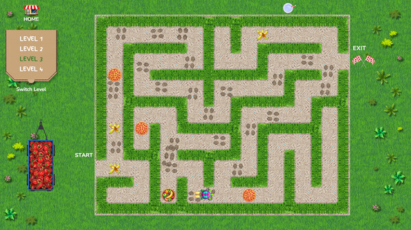 Catch That Pizza! Maze Game.