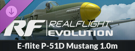 RealFlight Evolution – E-flite P-51D Mustang 1.0m cover art