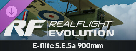 RealFlight Evolution – E-flite S.E.5a 900mm cover art