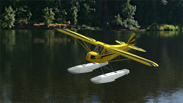 RealFlight Evolution – Hangar 9 Clipped-Wing Cub 10cc — скриншот 6