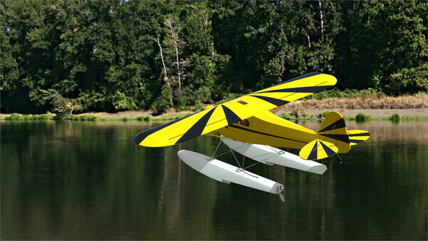RealFlight Evolution – Hangar 9 Clipped-Wing Cub 10cc — скриншот 9