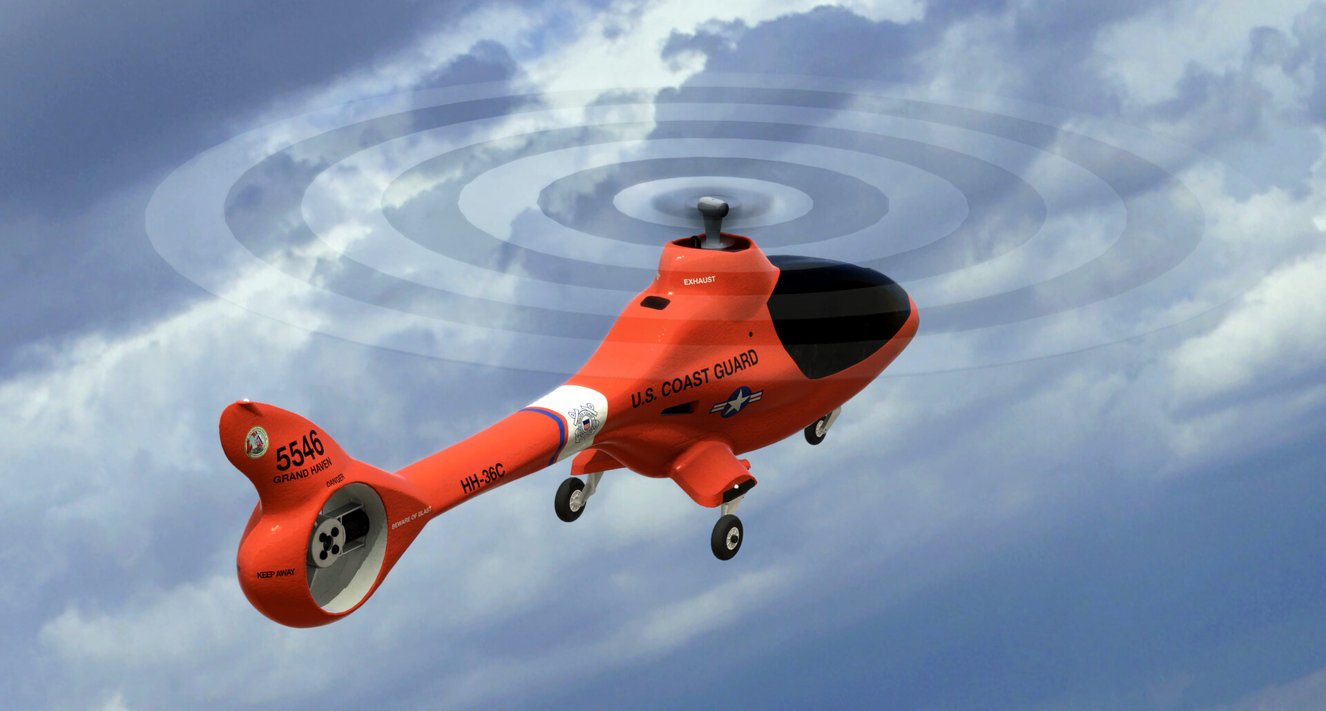 #4. RealFlight Evolution – Blade Eclipse 360 Coast Guard (Steam) 由: Horizon Hobby, LLC