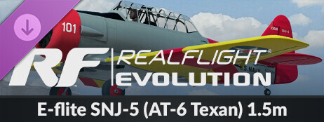 RealFlight Evolution – E-flite SNJ-5 (AT-6 Texan) 1.5m cover art