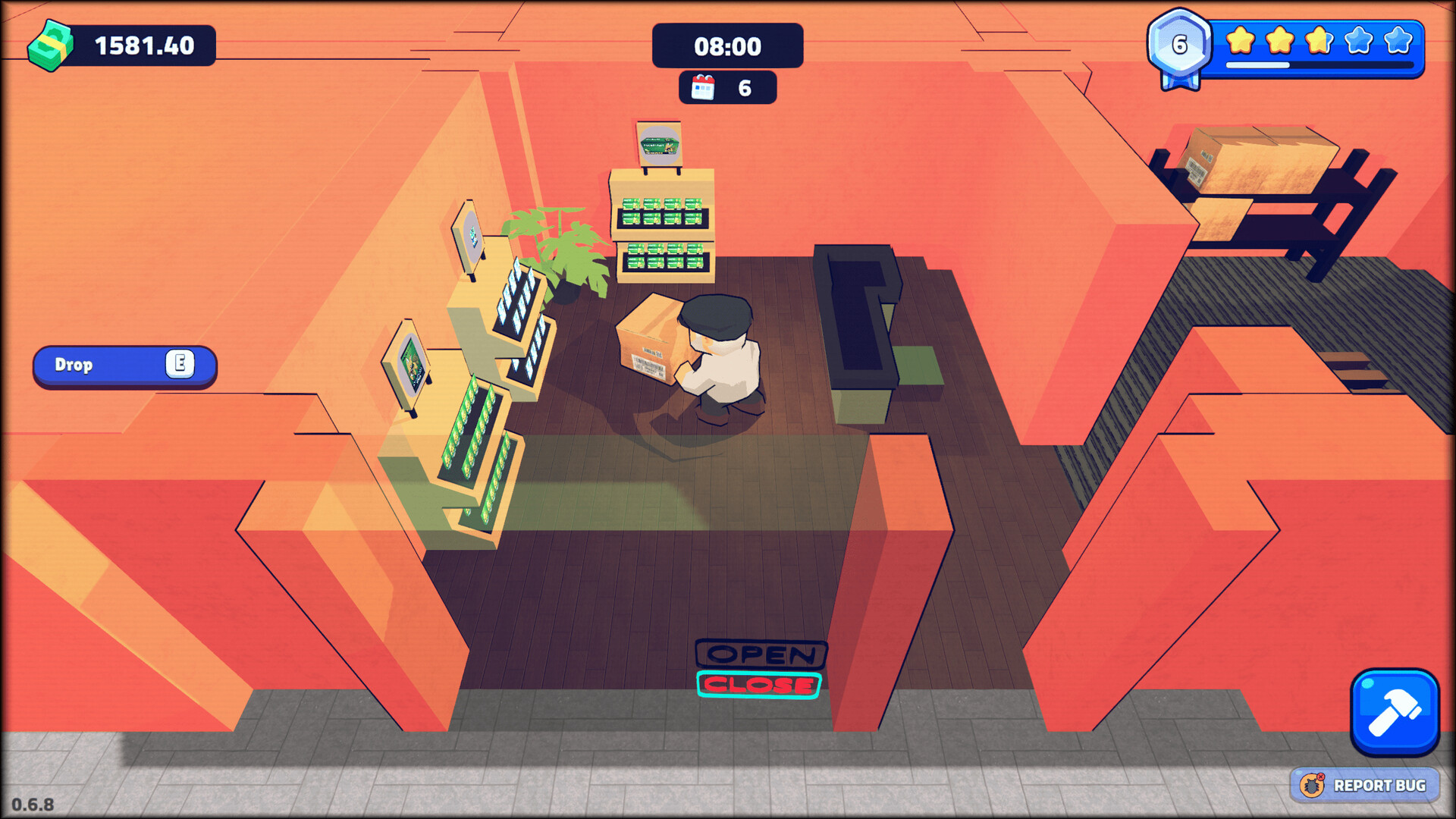 #2. Bits and Boards - Game Store Simulator (Steam) 由: Nicolash Games