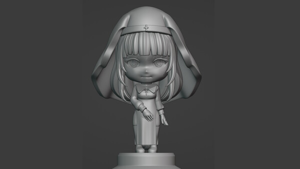 Tentacles Party With Nuns-Chibi 3D high poly(Betsy) screenshot 1