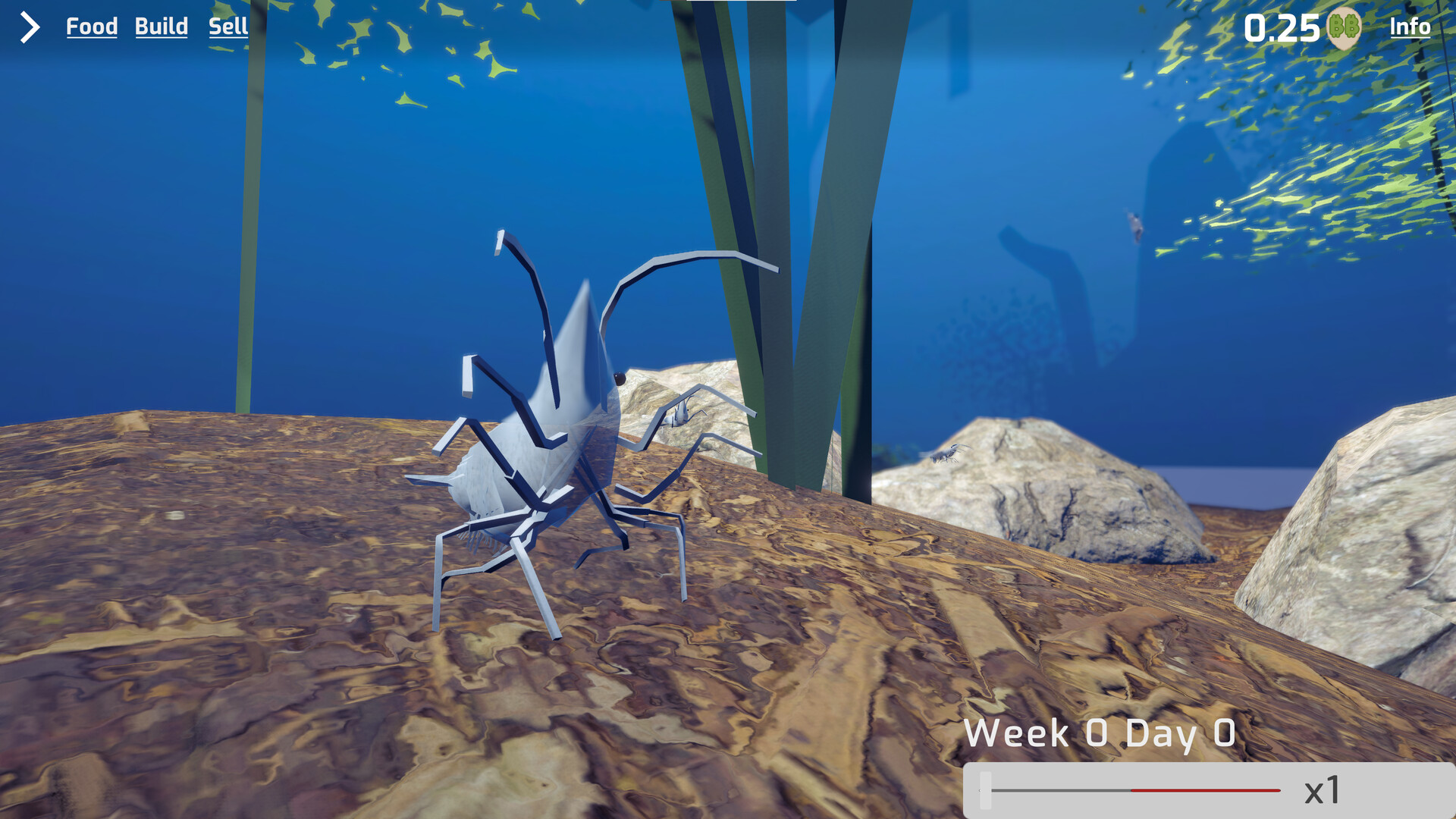 Shrimp Keeping Simulatorのスクリーンショット 1