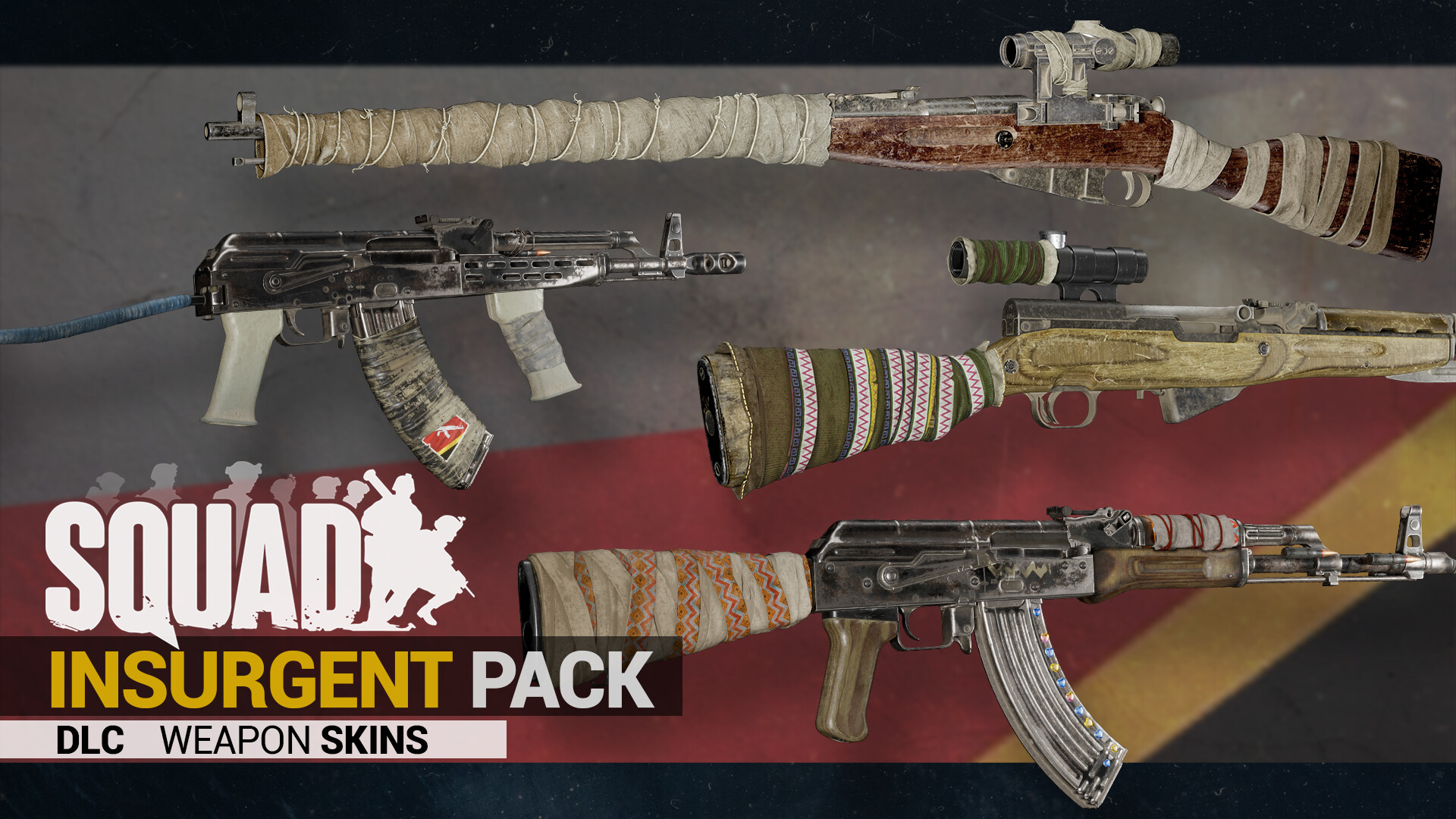 Squad Weapon Skins - Insurgent Pack Featured Screenshot #1