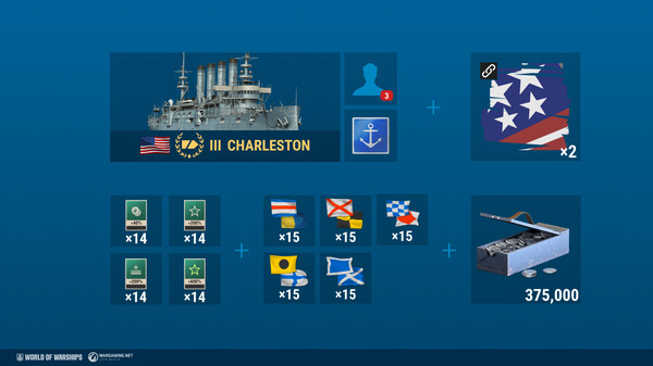 World of Warships — USS Charleston