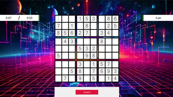 Screenshot z SudokuNexus