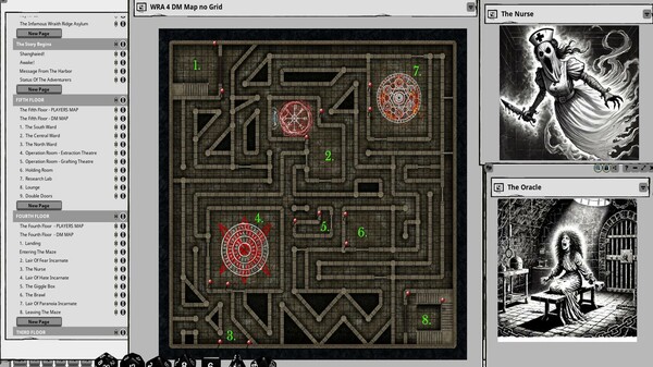 Fantasy Grounds - Escape Wraith Ridge Asylum