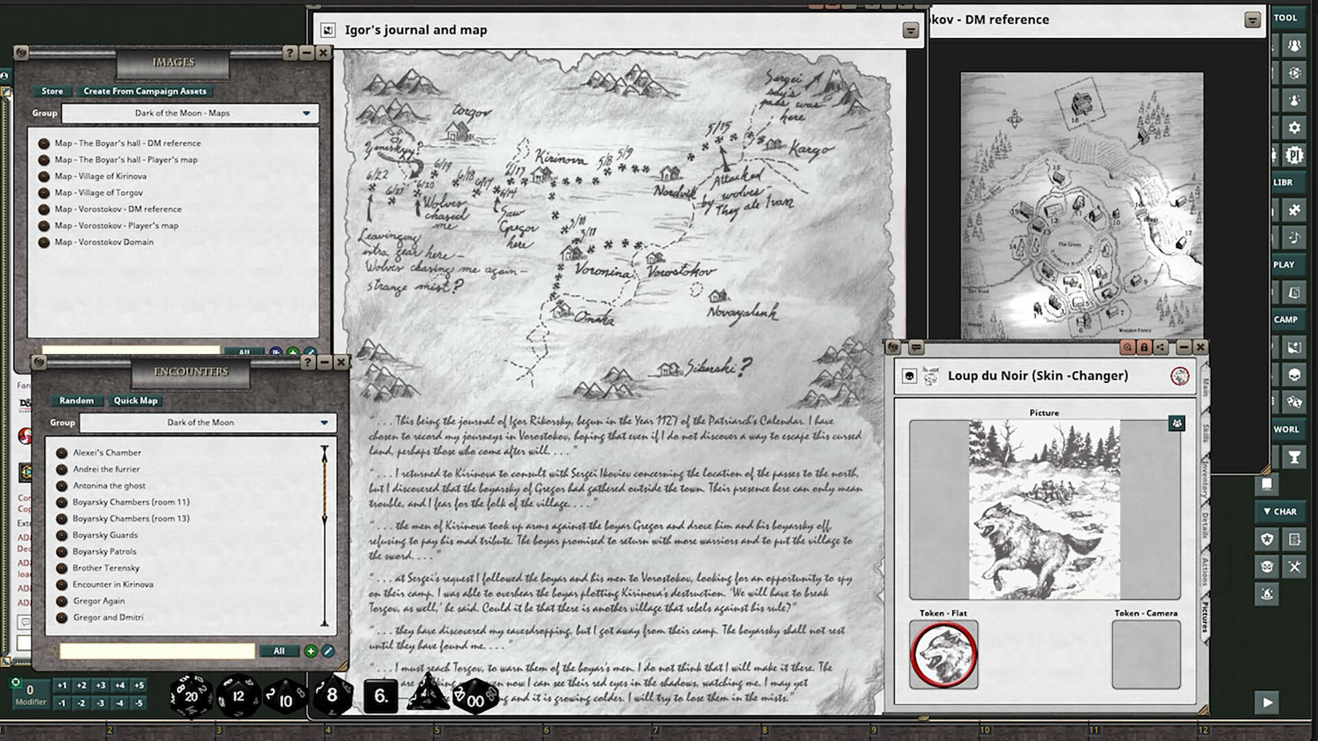 Fantasy Grounds - D&D Classics: Dark of the Moon (2E) Featured Screenshot #1
