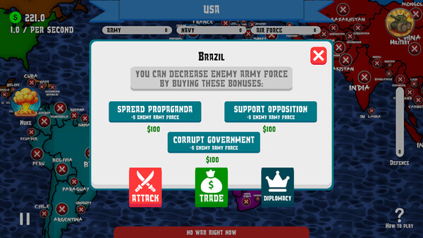 Скриншот из Dictators War: Strategy Battle