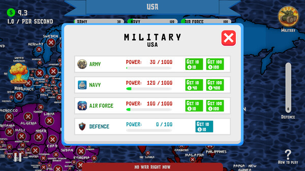 Скриншот из Dictators War: Strategy Battle