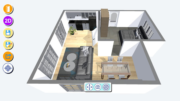 Screenshot z smart3Dplanner2 | 3D Floor Plan & Interior Design Screenshot z smart3Dplanner2 | 3D Floor Plan & Interior Design