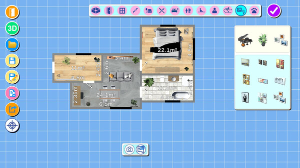 Screenshot z smart3Dplanner2 | 3D Floor Plan & Interior Design Screenshot z smart3Dplanner2 | 3D Floor Plan & Interior Design