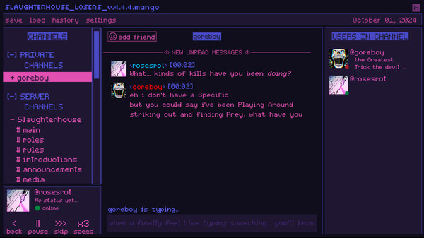 Скриншот из Killer Chat! Original Edition - Overkill DLC Скриншот из Killer Chat! Original Edition - Overkill DLC