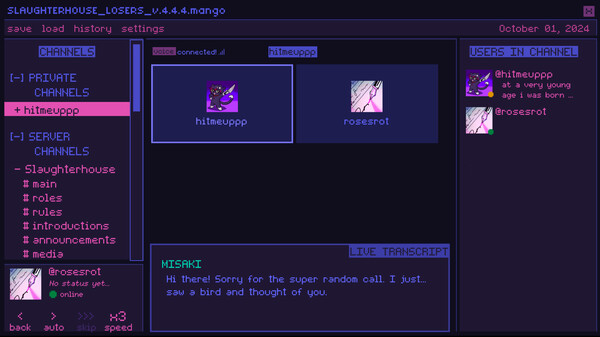 Скриншот из Killer Chat! Original Edition - Overkill DLC Скриншот из Killer Chat! Original Edition - Overkill DLC