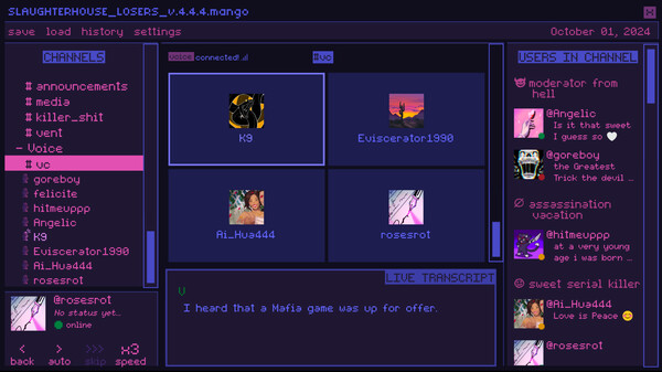Скриншот из Killer Chat! Original Edition - Overkill DLC Скриншот из Killer Chat! Original Edition - Overkill DLC
