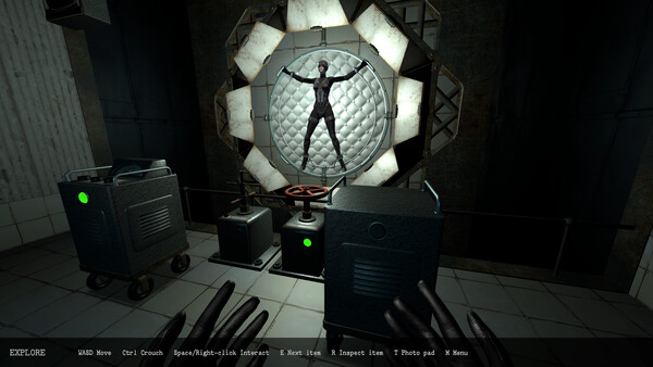 Screenshot of Dark Trip gameplay showing in-action mechanics