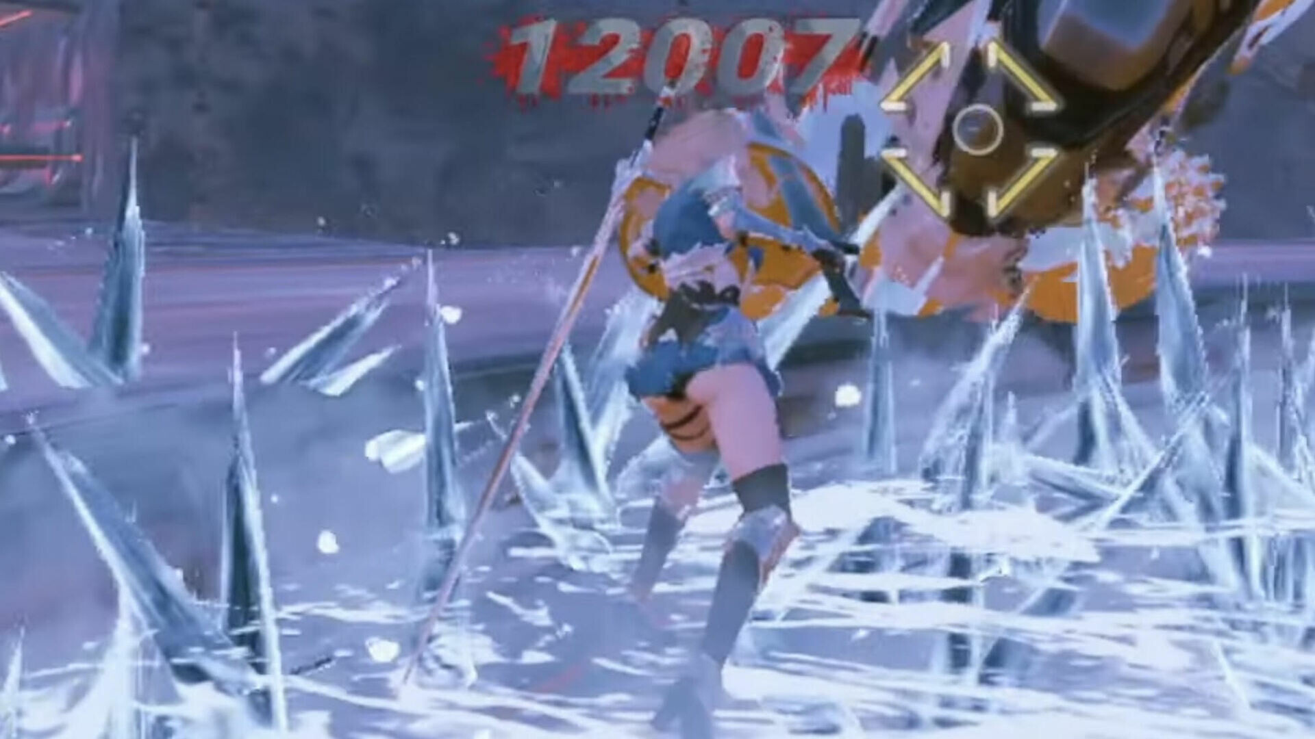 Elaine performing an active skill