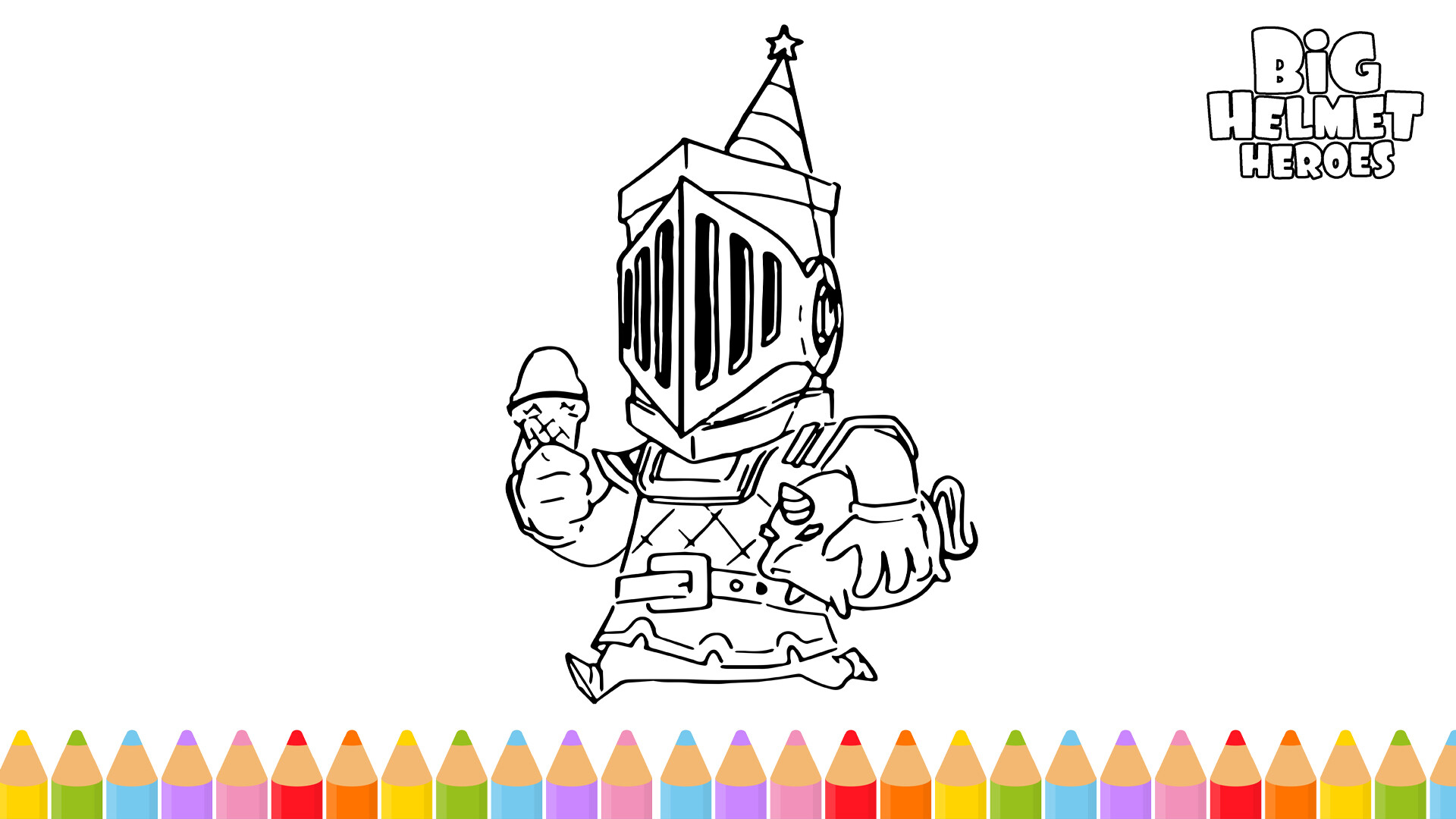 Big Helmet Heroes - Coloring Book Featured Screenshot #1