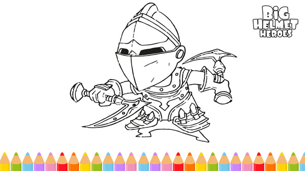 Big Helmet Heroes - Coloring Book