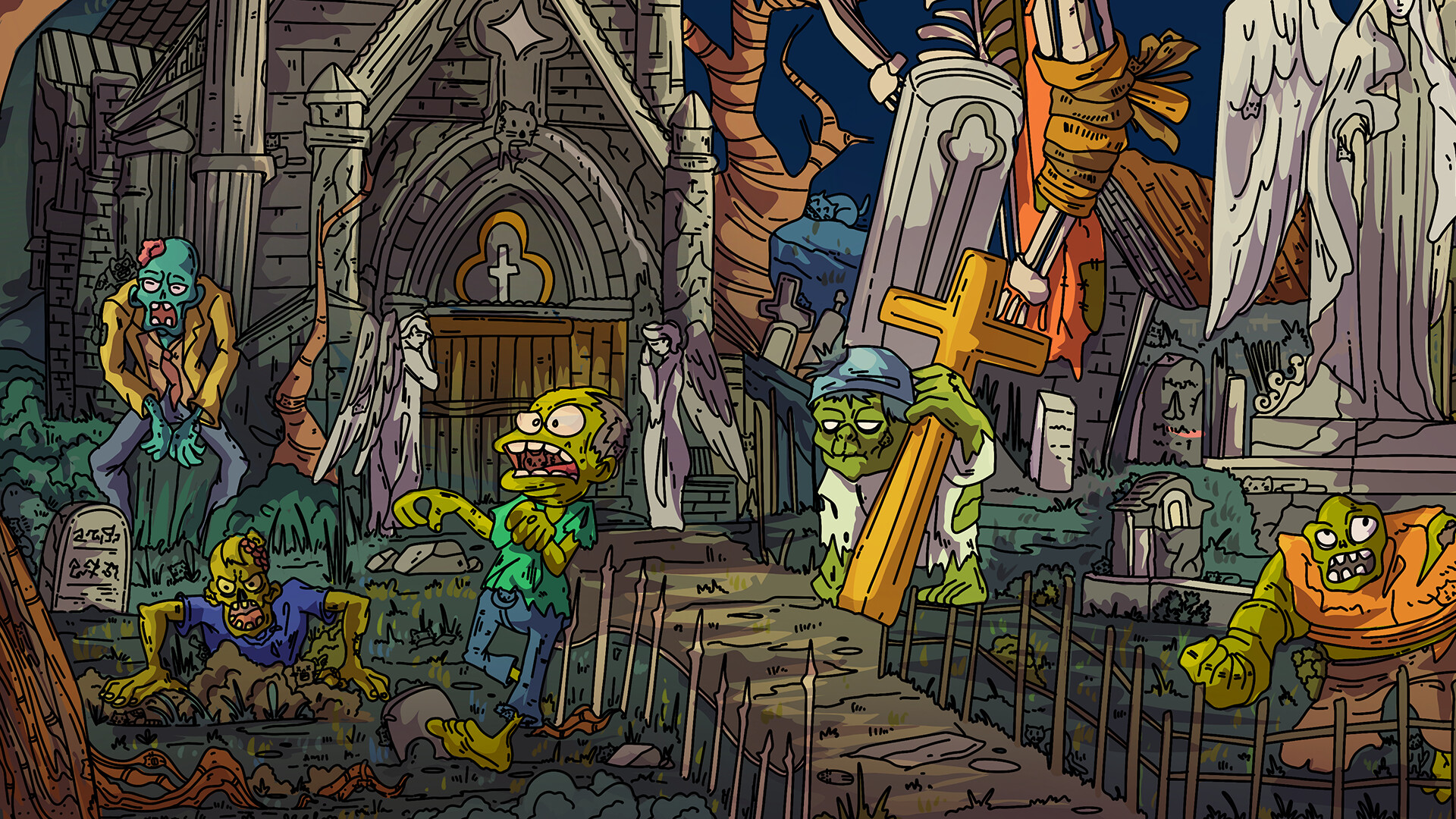 100 Zombie Cats screenshot #7