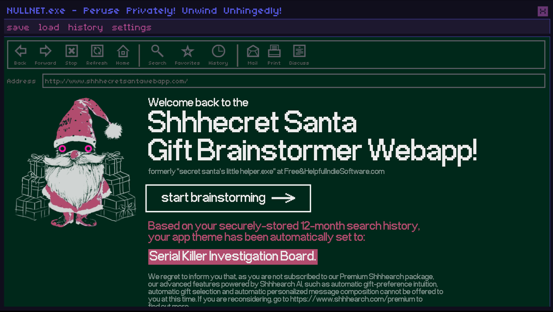 A Killer Chat! Christmas screenshot #7