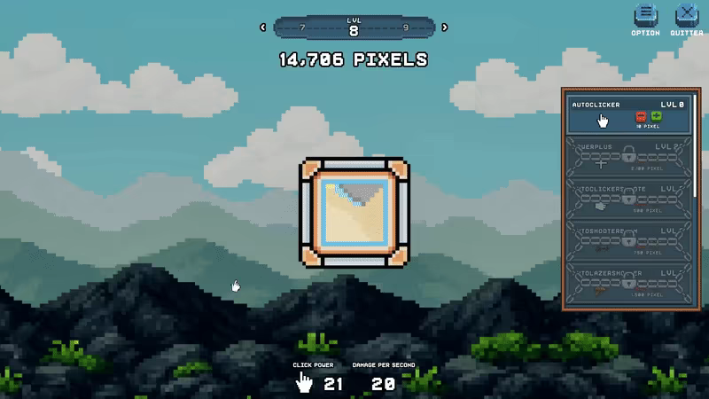 Pixel Clicker video 1