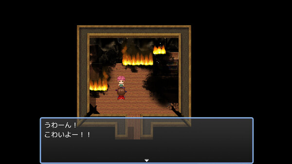 RPG Maker MZ - We are burning tile and character set