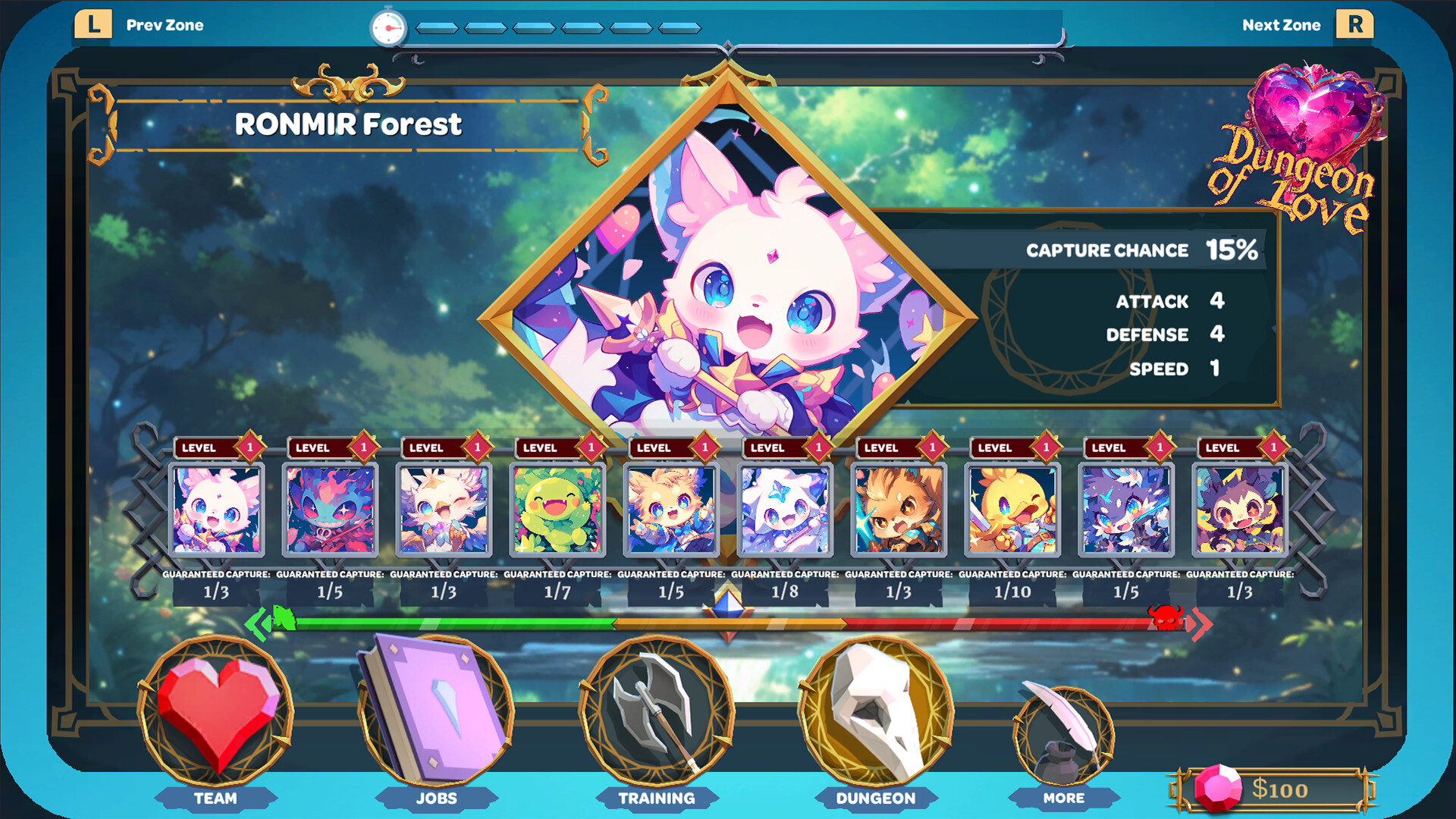 Make a Perfect Anime Boyfriend - DUNGEON OF LOVE Featured Screenshot #1