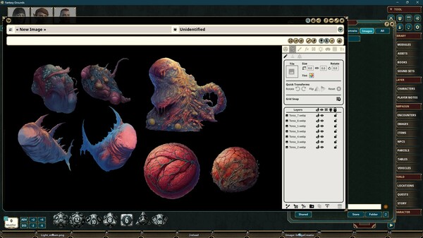 Fantasy Grounds - FG Monster Kit Aberations Art Pack