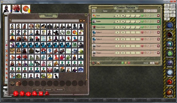 Fantasy Grounds - Fiery Dragon Modern & Sci-Fi Token and Portrait Pack