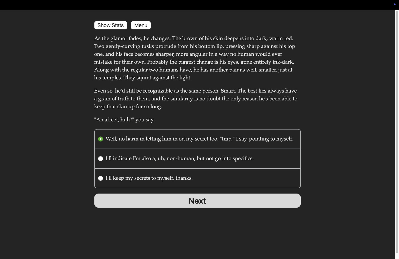 An Imp and an Impostor screenshot #2