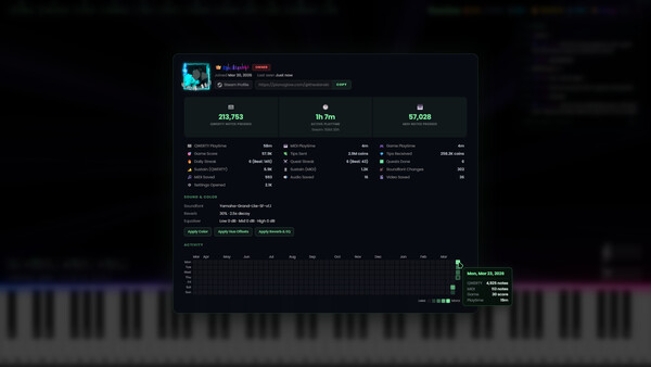 Piano Glow