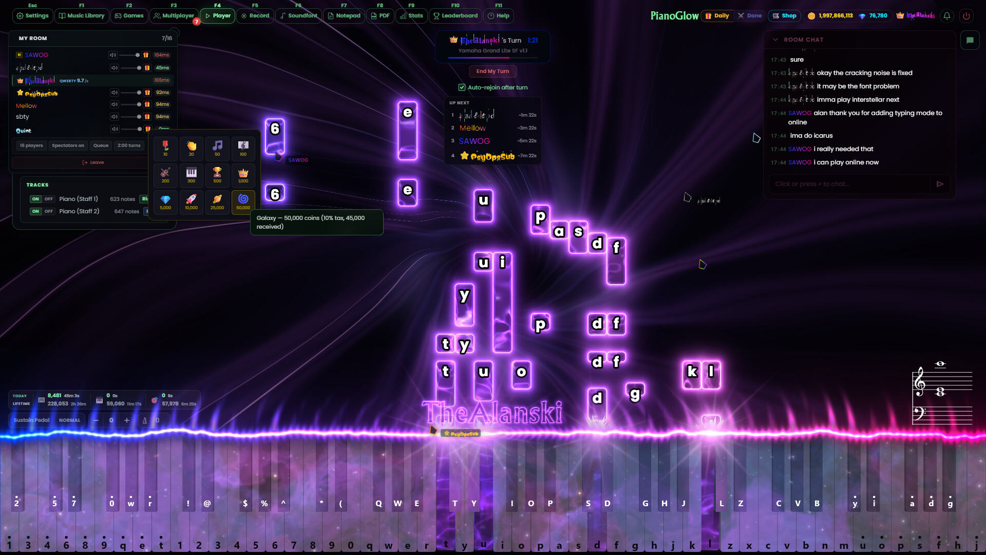 Piano Glow Featured Screenshot #1
