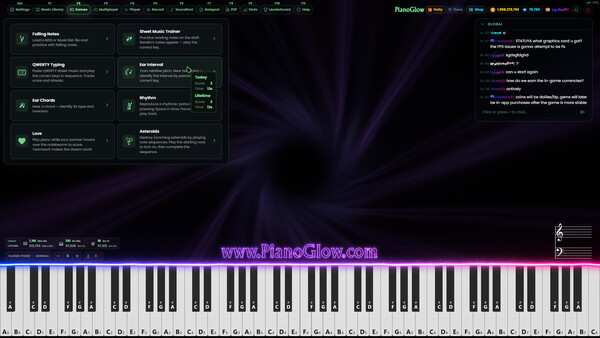 Piano Glow