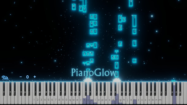 Screenshot z PianoGlow